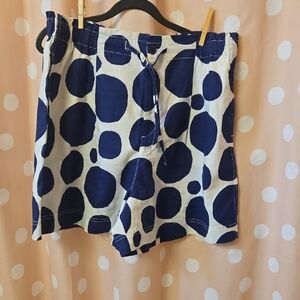 Marimekko For Uniqlo Linen Blend Polka Dot Shorts XL